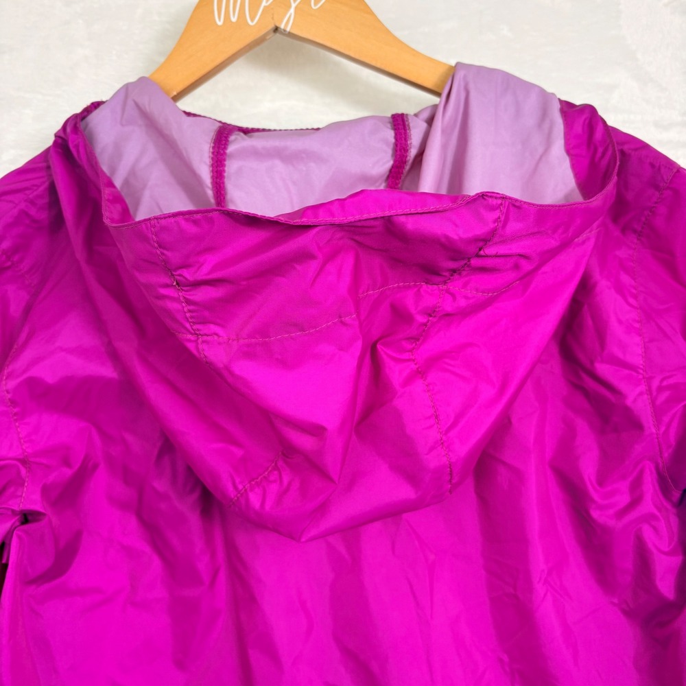 Columbia Womens Switchback II Magenta Pink Hooded Windbreaker Jacket Small - Picture 5 of 5